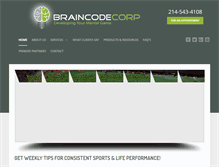 Tablet Screenshot of braincodecorp.com
